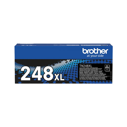 Toner Preto. Duração estimada: 3.000 páginas segundo ISO/IEC 19798 - Brother TN248XLBK