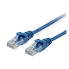 EQUIP CHICOTE CAT6A U/UTP 0.25MT AZUL - Equip 603132