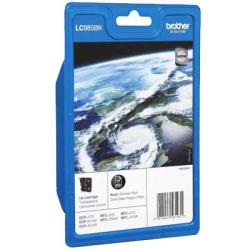 Tinteiro preto. Duração estimada: até 300 páginas (segundo ISO/IEC 24711) - Brother LC985BKBP