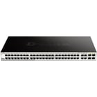 D-Link Smart Managed Switch 48 portas Gigabit 10/100/1000 Mbps + 4 portas Combo 1000BASE - D-Link DGS-1210-52/E