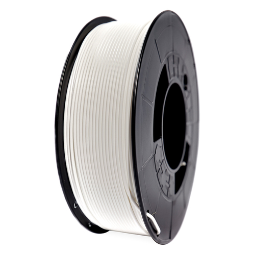 Filamento 3D PETG - Diâmetro 1.75mm - Bobine 1kg - Cor Branco - PETG-Branco