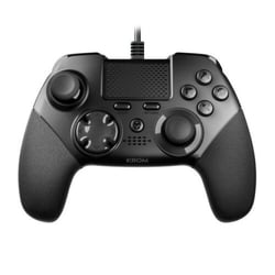 Controlador USB/Gamepad Krom Kaiser - 12 botões de resposta - Alavancas traseiras configuráveis - Compatível com PC, PS3 e PS4 - Cabo de 3 m - Preto - Krom NXKromKSR