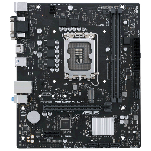 MB ASUS PRIME H610M-R D4-SI SK LGA1700 2DDR4 VGA/HDMI/DP mATX - Asus 90MB1B40-M0ECY0