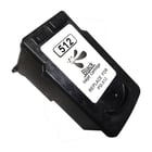 Cartucho de tinta preto remanufaturado Canon PG512/PG510 - Mostra o nível de tinta - Substitui 2969B001/2970B001 - Canon CI-PG512
