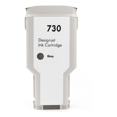 Impressora a jato de tinta genérica HP 730 Cinzento - Substitui P2V72A/P2V66A - HI-730GY