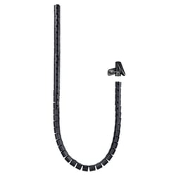 Organizador de Cabos Flexível Nanocable 25mm - Comprimento 2m - Cor Preto - Nanocable 10.36.0002-BK