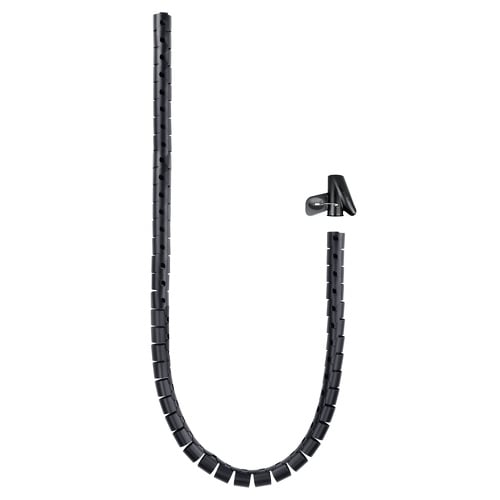 Organizador de Cabos Flexível Nanocable 25mm - Comprimento 2m - Cor Preto - Nanocable 10.36.0002-BK