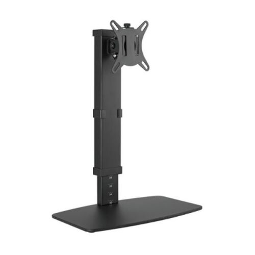Suporte de mesa Equip com base para monitor 17"-32" - Ajustável em altura, inclinado e giratório - Gestão de cabos - Peso máximo 8kg - VESA Max. 100X100mm - Equip 650126