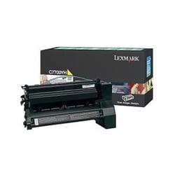 Lexmark Yellow High Yield Return Program Print Cartridge for C770/C772 toner Original Amarelo - Lexmark C7700YH