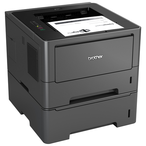 Brother HL-5450DNT, Laser, 2400 x 600 DPI, A4, 38 ppm, Impressão Duplex, Pronto para trabalhar em rede - Brother HL5450DNT