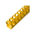 Argolas PVC Encadernar 25mm Amarelo 240 Folhas 50un - Neutral 171Z16078