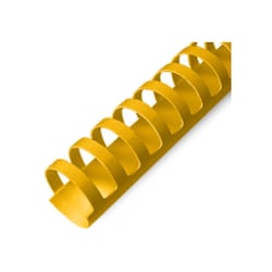 Argolas PVC Encadernar 25mm Amarelo 240 Folhas 50un - Neutral 171Z16078