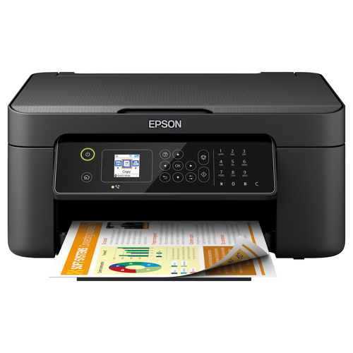Epson WorkForce WF-2820DWF, Jato de tinta, Impressão a cores, 5760 x 1440 DPI, Digitalização a cores, A4, Preto - Epson C11CH90404