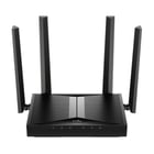Roteador Cudy BE3600 Dual Band Gigabit WiFi 7 - Velocidade de até 1000Mbps - 5 Portas - 4 Antenas Fixas de 5dBi - Tecnologia MU-MIMO - Preto - Cudy WR3600