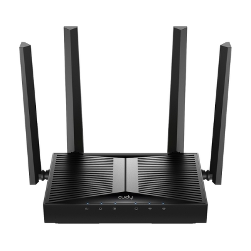 Roteador Cudy BE3600 Dual Band Gigabit WiFi 7 - Velocidade de até 1000Mbps - 5 Portas - 4 Antenas Fixas de 5dBi - Tecnologia MU-MIMO - Preto - Cudy WR3600