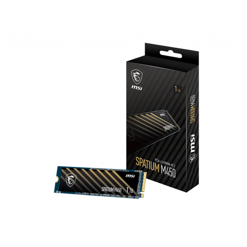 SSD M.2 PCIe 4.0 NVMe MSI 1TB SPATIUM M450 -3600R/3000W-420/550K IOPS - MSI S78-440L980-P83