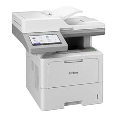 Impressora multifunções laser monocromática de alto rendimento, duplex automático 4 em 1, rede cablada e WiFi opcional - Brother MFC-L6910DN