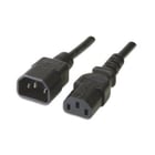 Ewent EW-190200-030-N-P cabo de energia Preto 3 m Acoplador C14 Acoplador C13 - Ewent EW-190200-030-N-P