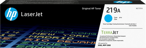 Cartucho de Toner HP W2191A Ciano Original - 219A - HP 279522