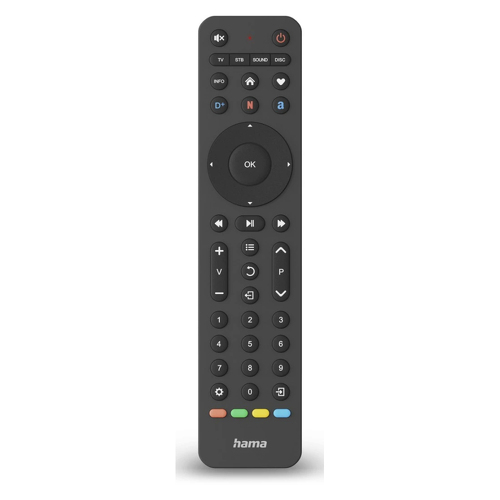 HAMA UNIVERSAL TV REMOTE CONTROL INFRA-RED FOR 4 DEVICES - Hama 00221053