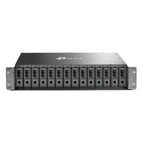 Chassi TP-Link para rack com 14 slots - 2 ventiladores - TP-Link TL-MC1400