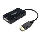 Equipar DisplayPort Macho para 1x HDMI, 1x VGA, 1x Adaptador DVI - Cabo de 24cm - Equip 133441