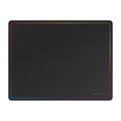 Mars Gaming Alfombrilla Gaming Nanotextil - Deslizamiento Suave - Efecto Rainbow - Base Antideslizante - Alta Durabilidad - Color Negro - Mars Gaming 296537