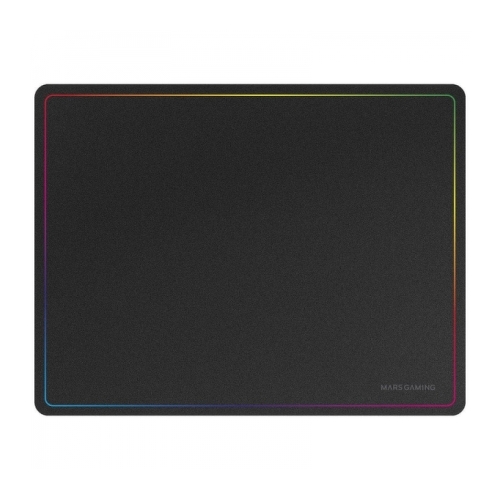 Mars Gaming Alfombrilla Gaming Nanotextil - Deslizamiento Suave - Efecto Rainbow - Base Antideslizante - Alta Durabilidad - Color Negro - Mars Gaming 296537