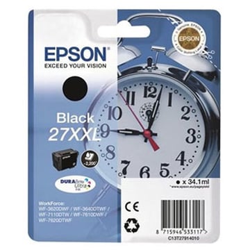 Epson Alarm clock 27XXL DURABrite Ultra tinteiro 1 unidade(s) Original Preto - Epson C13T27914010