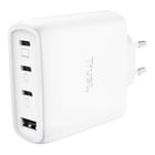 Trust Carregador GAN Maxo 65W 3xUSB-C 1xUSB-A 3.2 Inclui Cabo 2 MT Branco - Trust 26068