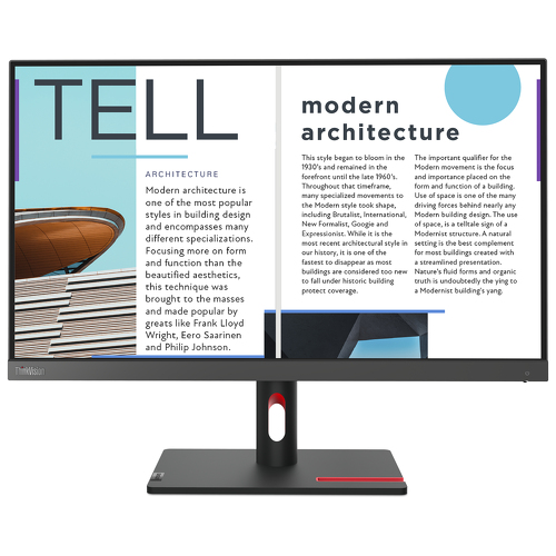 LENOVO THINKVISION S25e-30 24.5" 1920x1080 16:9 HDMI VGA 250 NITS 3Y - Lenovo 63E0KAT4EU