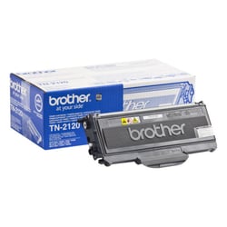 Toner Preto. Duração estimada: 2.600 páginas segundo ISO/IEC 19752 - Brother TN2120