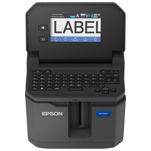 Epson LabelWorks LW-Z5010BE, QWERTY, Trasferência termal, 360 x 360 DPI, 50 mm/seg, Com fios e sem fios, Preto, Azul - Epson C51CG52200