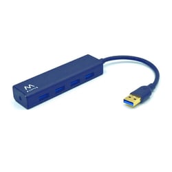 EWENT HUB USB3.0 4 PORT USB3.0 COM JACK P/ALIMENTAÇÃO - Ewent EW1136