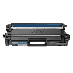 Toner original cião de mega capacidade Duração estimada: 12.000 páginas segundo ISO/IEC19798 - Brother TN821XXLC