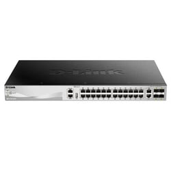 D-Link Managed L3 Switch 48 portas Gigabit + 2 portas 10GBASE-T + 4 portas 10G SFP - D-Link DGS-3130-54TS/E