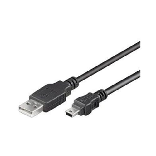 EWENT CABO USB 2.0 USB A MINI-USB B 1.8MT PRETO - Ewent EC1027