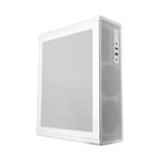 Caixa Mini Torre Micro ATX Ultra Compacta Tacens Aerom Slim 500 - Ventoinha FDB de 90mm - Fonte de Alimentação TFX de 500W - Painel frontal e lateral em rede - Porta USB-A/USB-C/áudio - 334x272x102mm - Cor Branco - Tacens 2AEROSLIM500W