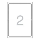 Multi3 Embalagem de 200 etiquetas brancas com bordos arredondados, tamanho 199,6x144,5mm, com adesivo permanente para múltiplas utilizações - Multi3 250702