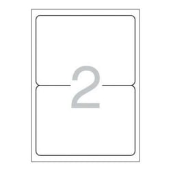 Multi3 Embalagem de 200 etiquetas brancas com bordos arredondados, tamanho 199,6x144,5mm, com adesivo permanente para múltiplas utilizações - Multi3 250702