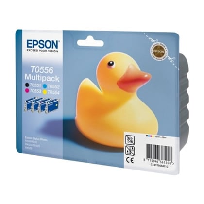 Pack Tinteiros Epson T0556 4 Cores C13T05564020 8ml - Epson C13T05564020