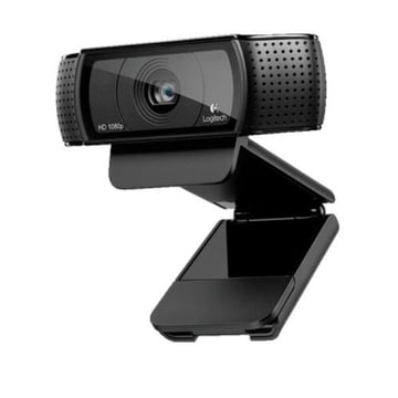 Logitech C920 Webcam HD Pro 1080p - USB 2.0 - Microfones incorporados - Focagem automática - Cabo de 1,83 m - Preto - Logitech 960-001055