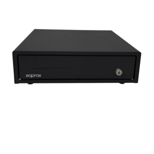 Gaveta de dinheiro eletrónica Approx - 8 compartimentos - Abertura manual e automática - Ligação RJ11 - Approx APPCASH33