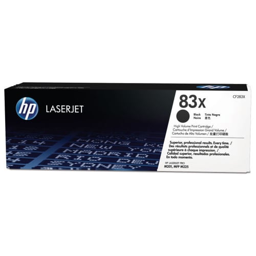 HP Toner LaserJet Original 83X Preto de elevado rendimento - CF283X
