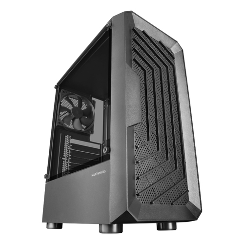 Caixa MARS GAMING MC-2000, ATX CASE, SIDE WINDOW, FRONTAL MESH, 120MM FAN, BLACK - Mars Gaming MC2000