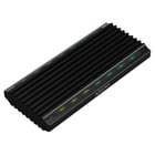 Caixa Aisens M.2 externa (NGFF) para SSD M.2 SATA/NVME para USB3.1 GEN2 - Preto - Aisens ASM2-RGB012B
