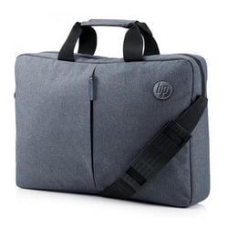 Pasta de carga superior HP Essential para computadores portáteis até 15,6" - Bolso vertical exterior - Pega de transporte e alça de ombro - Acolchoada - Cinzento - HP 105204