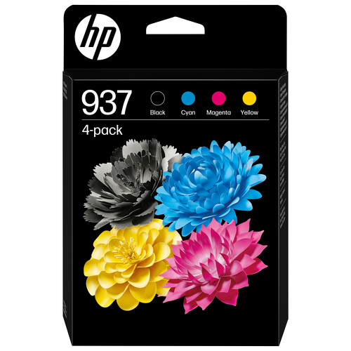 Tinteiro HP Cartucho de tinta original CMYK 937 - HP 6C400NE#LS1