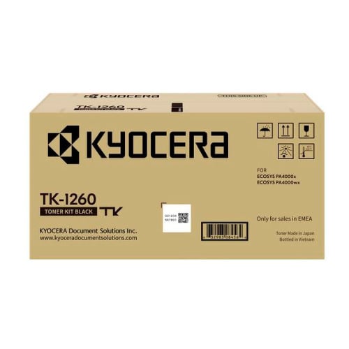 Toner Preto Original Kyocera TK1260 - 1T0C150NL0 - Kyocera 302857