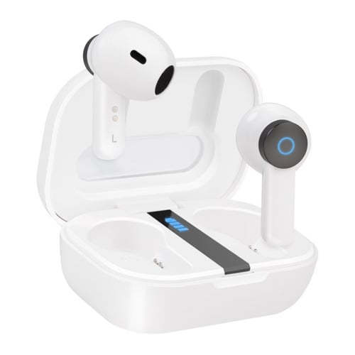 Altifalantes sem fios Tooq + microfone "Bender" - Branco - Tooq 249422